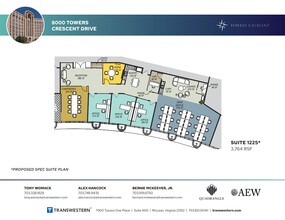 8000 Towers Crescent Dr, Vienna, VA for rent Floor Plan- Image 1 of 2