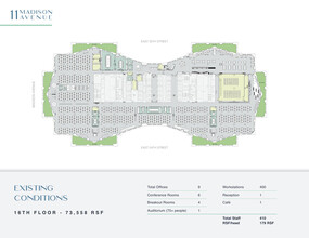 11 Madison Ave, New York, NY for rent Floor Plan- Image 1 of 2