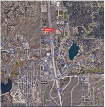 1945 Deer Creek Rd, Monument, CO - Aerial map view