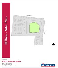 8500 Leslie St, Markham, ON for rent Site Plan- Image 1 of 1