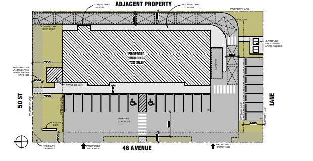 4507 50 St, Innisfail, AB for rent - Site Plan - Image 2 of 3