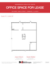 200 W 22nd St, Lombard, IL for rent Floor Plan- Image 1 of 2