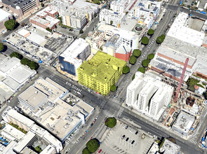 421 E 6th St, Los Angeles, CA - aerial  map view