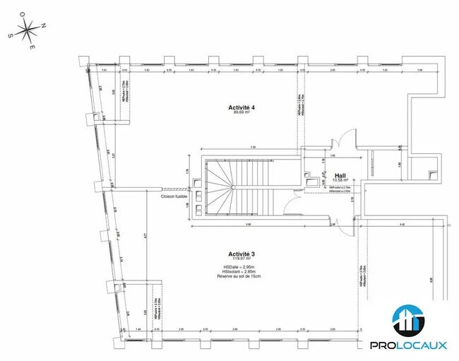 Vente Bureaux 119 m²