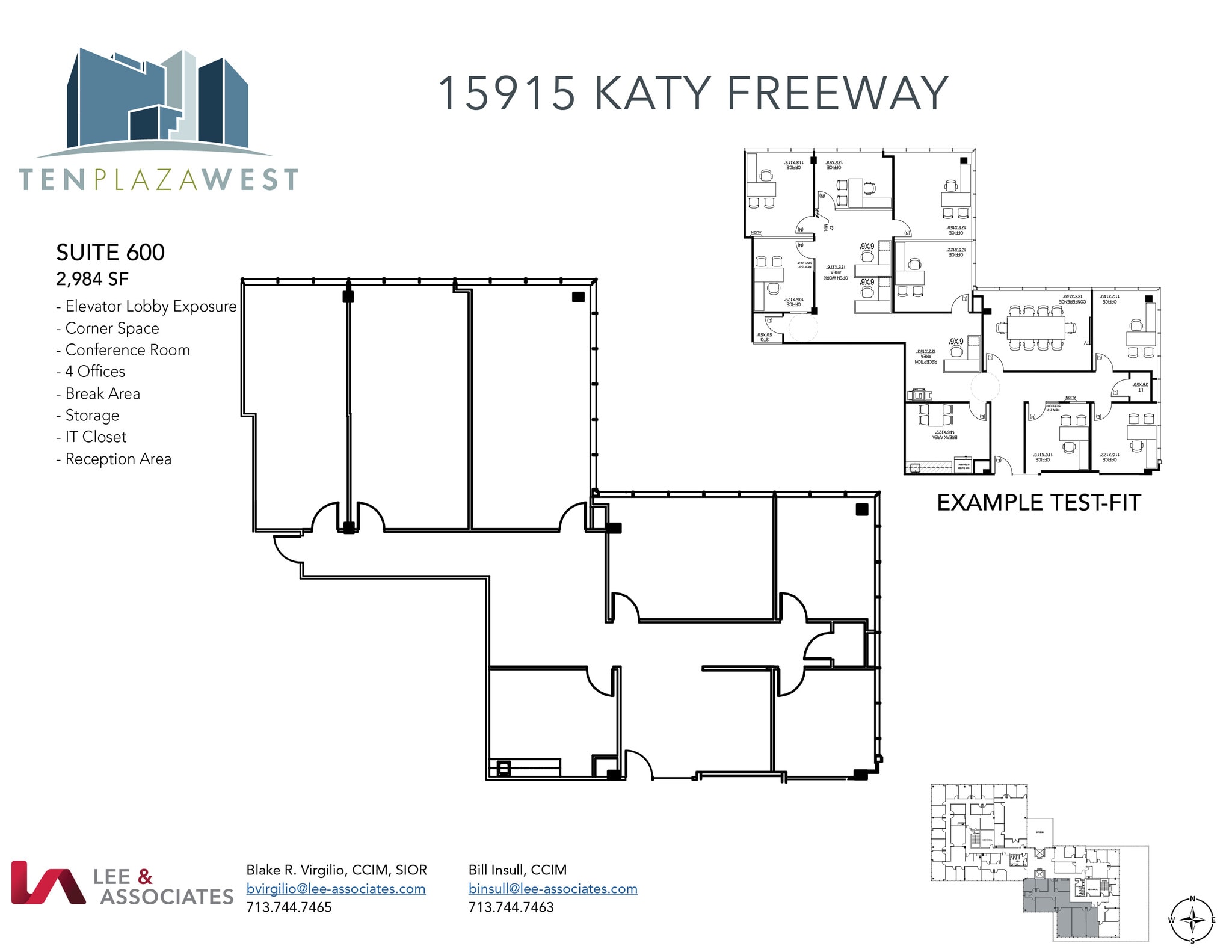 15915 Katy Fwy, Houston, TX to rent Floor Plan- Image 1 of 1