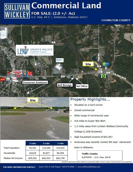 Hwy 84 E, Andalusia, AL for sale - Building Photo - Image 1 of 1