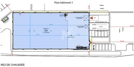 Light Industrial in Wissous to rent Floor Plan- Image 1 of 3