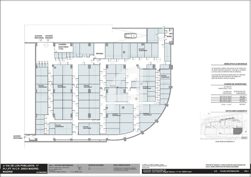Industrial in Madrid, Madrid for sale - Typical Floor Plan - Image 2 of 2