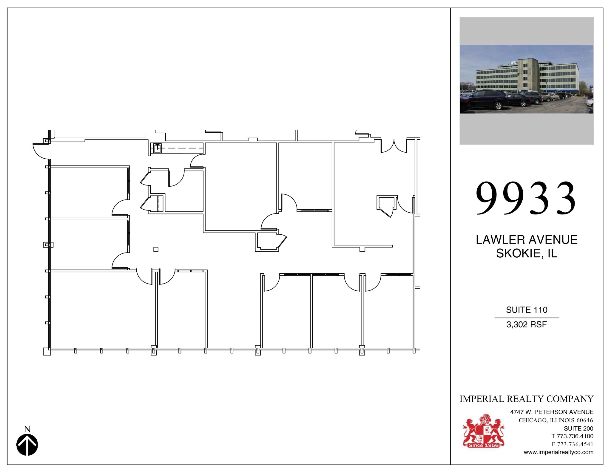 9933 Lawler Ave, Skokie, IL for rent Site Plan- Image 1 of 2