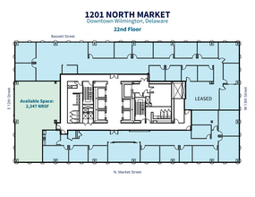 1201 N Market St, Wilmington, DE for rent Floor Plan- Image 1 of 1