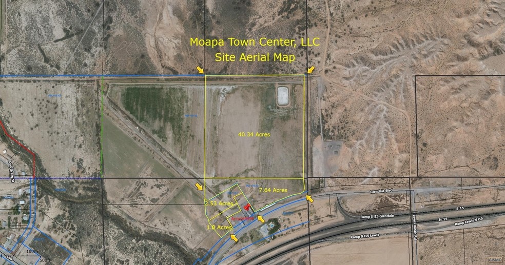 2300 Glendale Blvd, Moapa, NV for sale - Aerial - Image 1 of 1