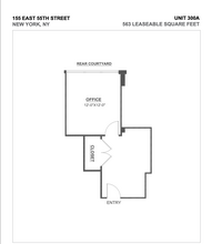 155 E 55th St, New York, NY for rent Floor Plan- Image 1 of 1