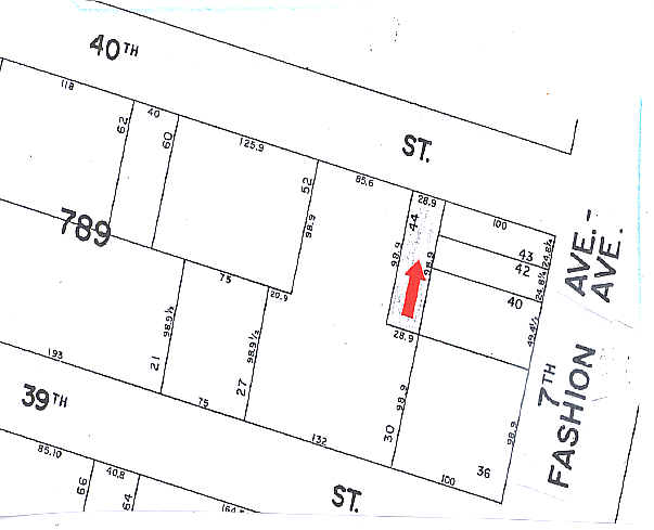 202 W 40th St, New York, NY for sale - Plat Map - Image 3 of 18