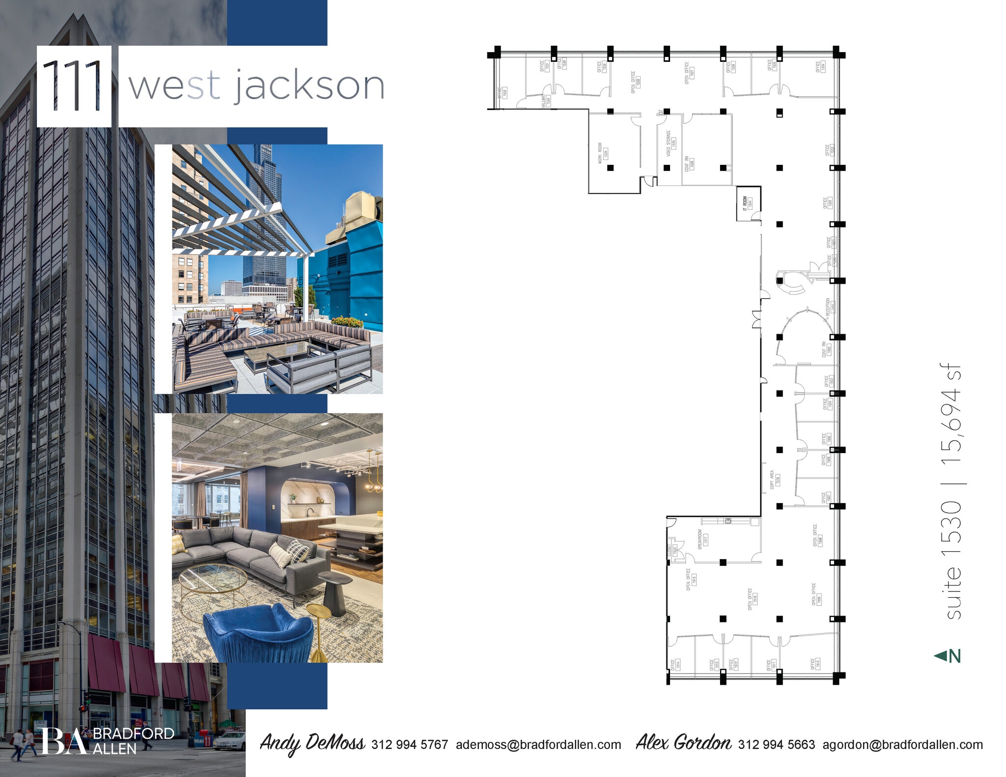 111 W Jackson Blvd, Chicago, IL to rent Floor Plan- Image 1 of 1