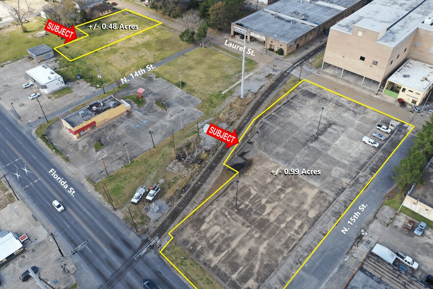 Between N 13th and N 15th St, Baton Rouge, LA for sale - Aerial - Image 2 of 3