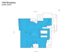 1540 Broadway, New York, NY to rent Site Plan- Image 2 of 2