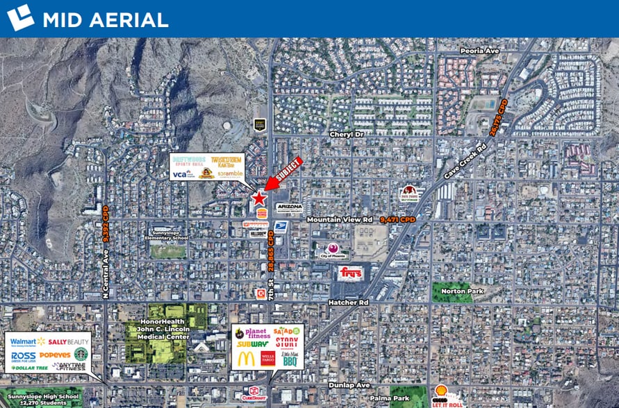 9812-9832 N 7th St, Phoenix, AZ to rent - Building Photo - Image 3 of 12