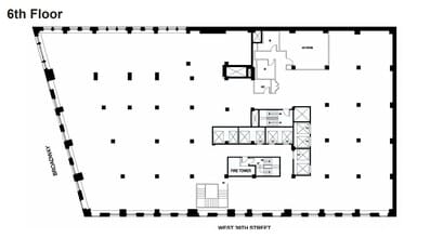 1412 Broadway, New York, NY to rent Floor Plan- Image 1 of 1