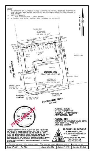 More details for 2236 Cunningham Dr, Hampton, VA - Land for Rent