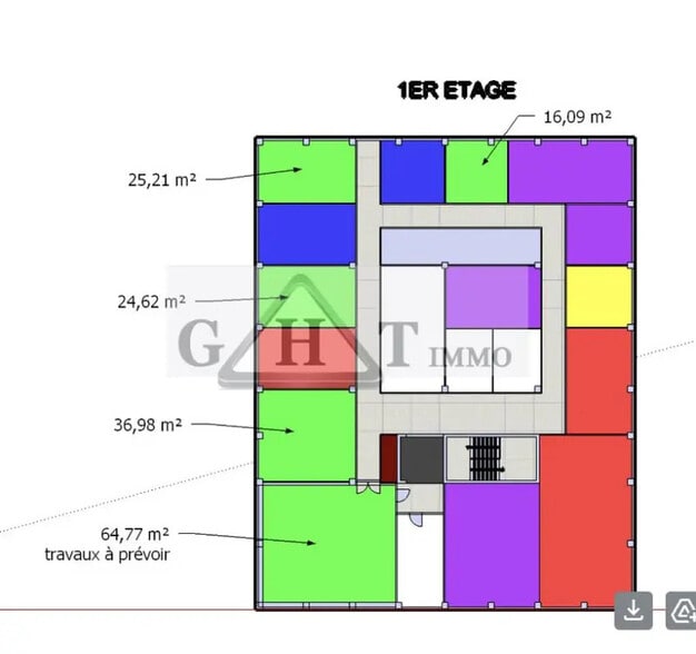 Office in Igny to rent - Floor Plan - Image 3 of 3
