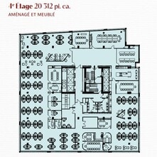 100 Rue Peel, Montréal, QC to rent Floor Plan- Image 1 of 1