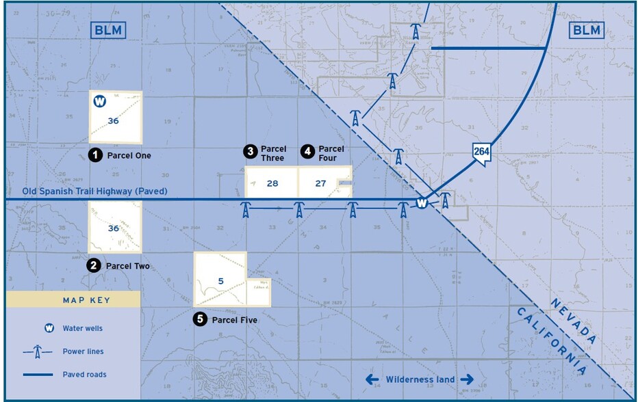 Cal/Nevada Border - 45 Minutes from Las Vegas, Tecopa, CA for sale - Building Photo - Image 1 of 1