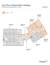 1305 Airport Fwy, Bedford, TX for rent Floor Plan- Image 1 of 2