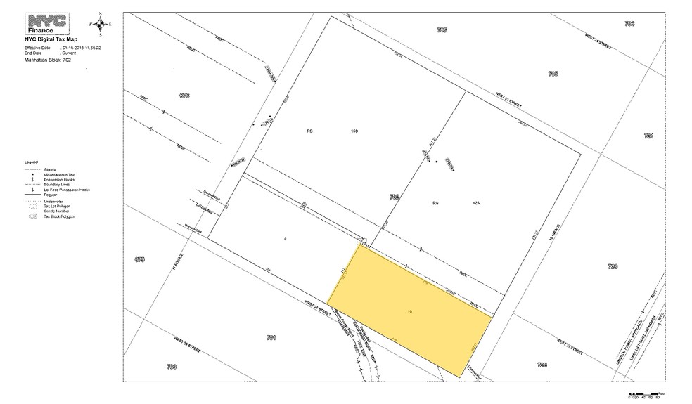 10 Hudson Yards, New York, NY for rent - Plat Map - Image 2 of 5