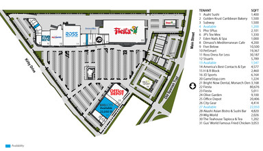 8100-8236 Kirby Dr, Houston, TX for rent Site Plan- Image 1 of 1