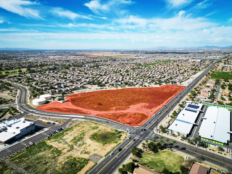 NWC of Skyline Dr & Gary Rd, San Tan Valley, AZ for sale - Aerial - Image 2 of 2