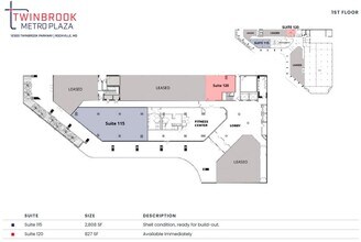 12300 Twinbrook Pky, Rockville, MD to rent Floor Plan- Image 1 of 1