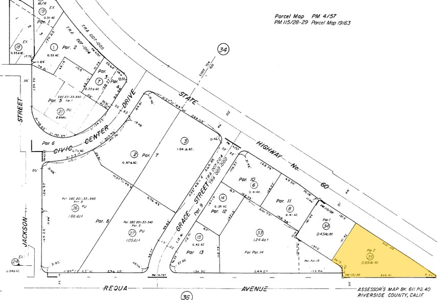 83203-83233 Indio Blvd, Indio, CA for rent - Plat Map - Image 1 of 1