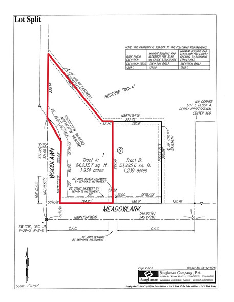 NE/C Of Woodlawn & Meadowlark, Derby, KS for sale - Building Photo - Image 2 of 2