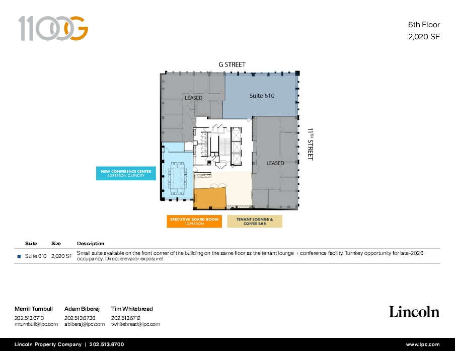 1100 G St NW, Washington, DC to rent Floor Plan- Image 1 of 1