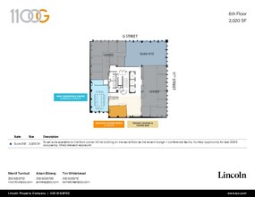 1100 G St NW, Washington, DC to rent Floor Plan- Image 1 of 1