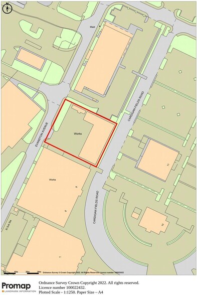 Evanston Av, Leeds for sale - Site Plan - Image 3 of 3