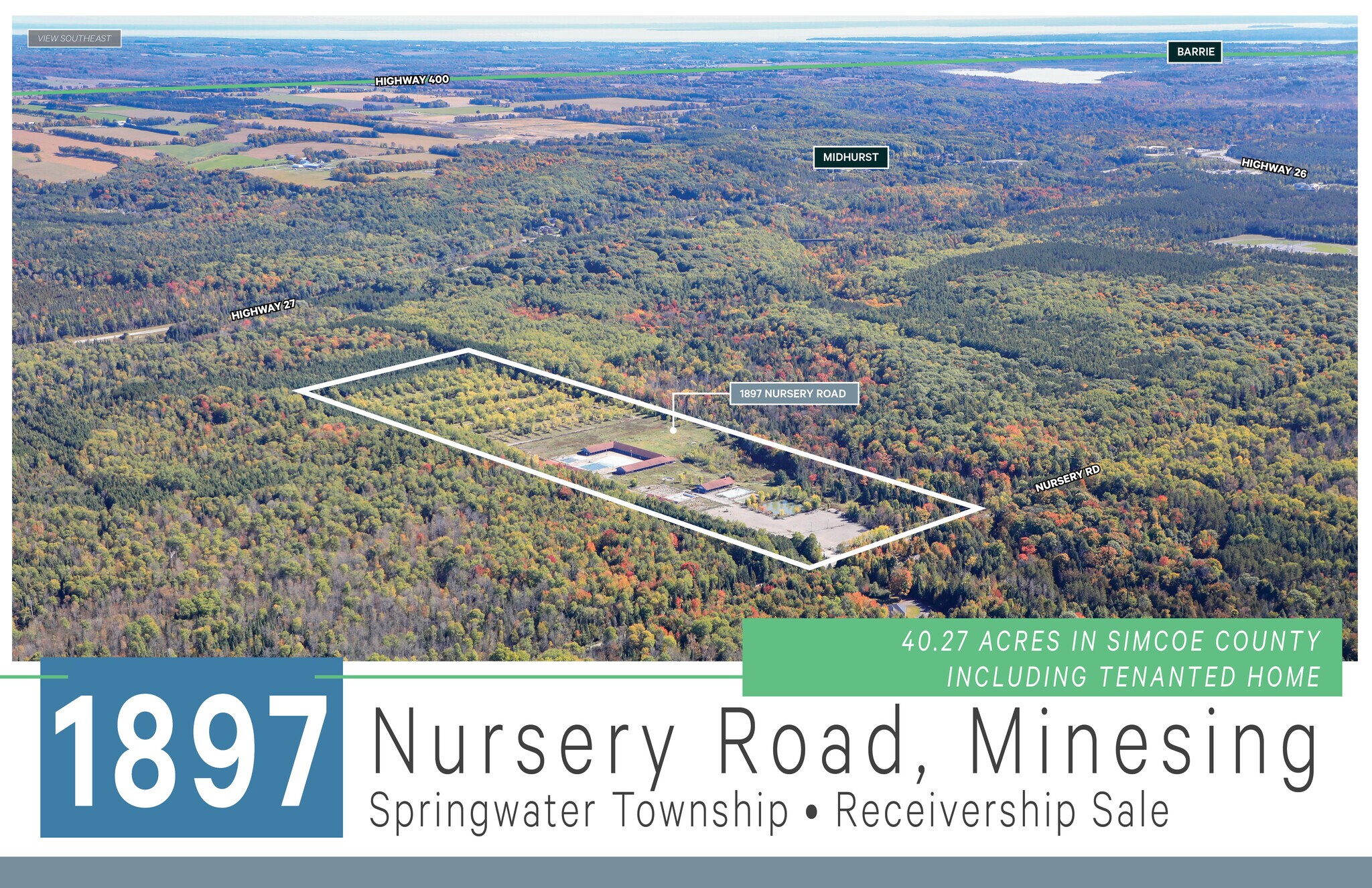1897 Nursery Rd, Minesing L9X 1A3 Land for Sale UK