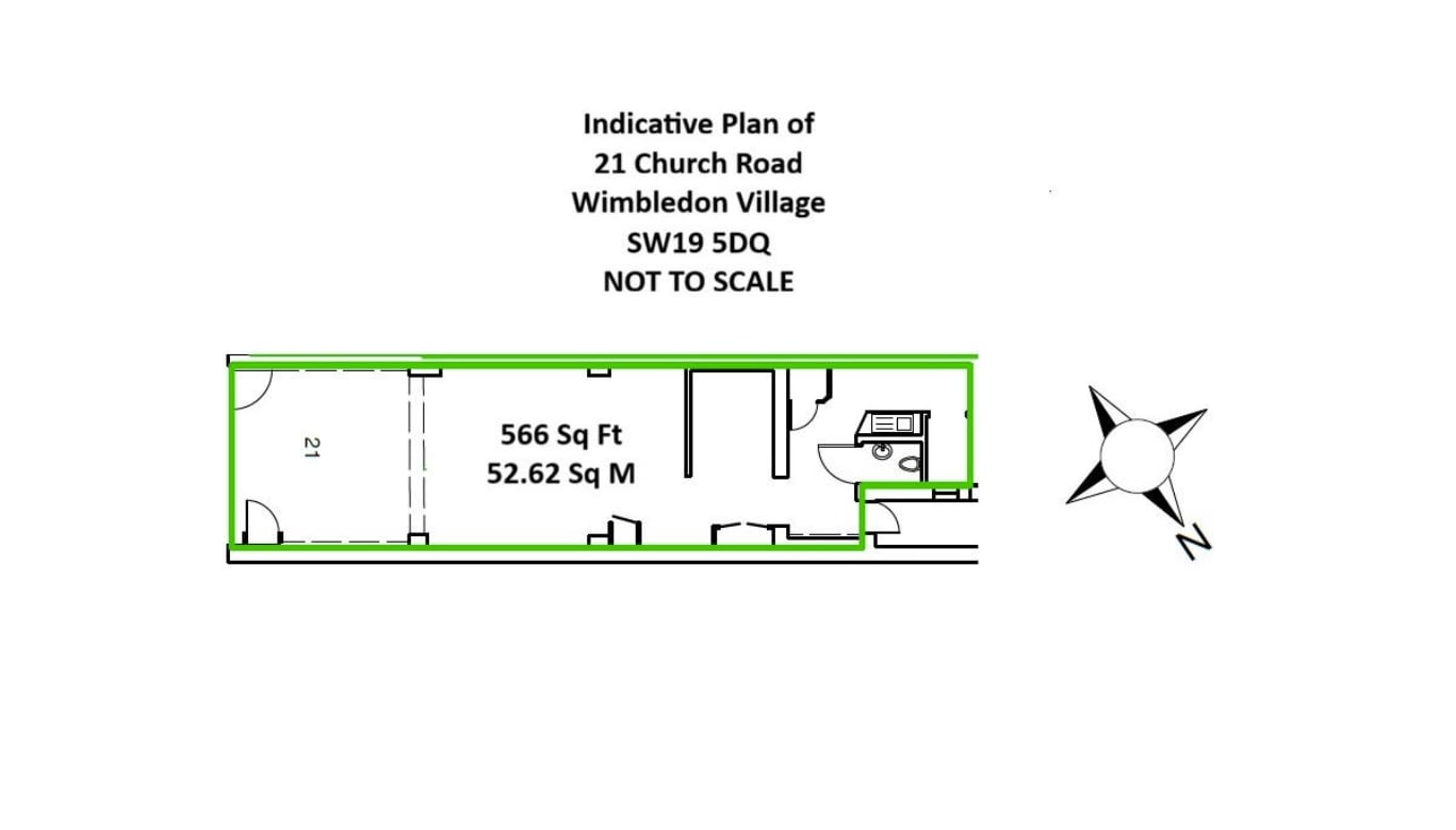 21 Church Rd, London to rent Floor Plan- Image 1 of 1