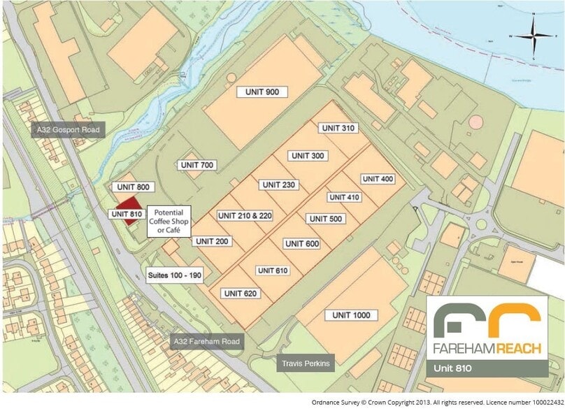 Units at Fareham Reach Business Park, Gosport to rent - Site Plan - Image 3 of 3