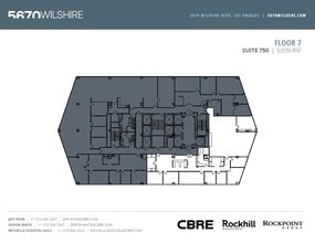 5670 Wilshire Blvd, Los Angeles, CA to rent Floor Plan- Image 1 of 1