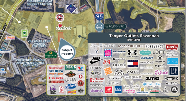 240 Tanger Outlets Blvd, Pooler, GA for sale - Building Photo - Image 1 of 1