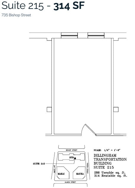 733 Bishop St, Honolulu, HI to rent Floor Plan- Image 1 of 1