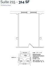 733 Bishop St, Honolulu, HI to rent Floor Plan- Image 1 of 1