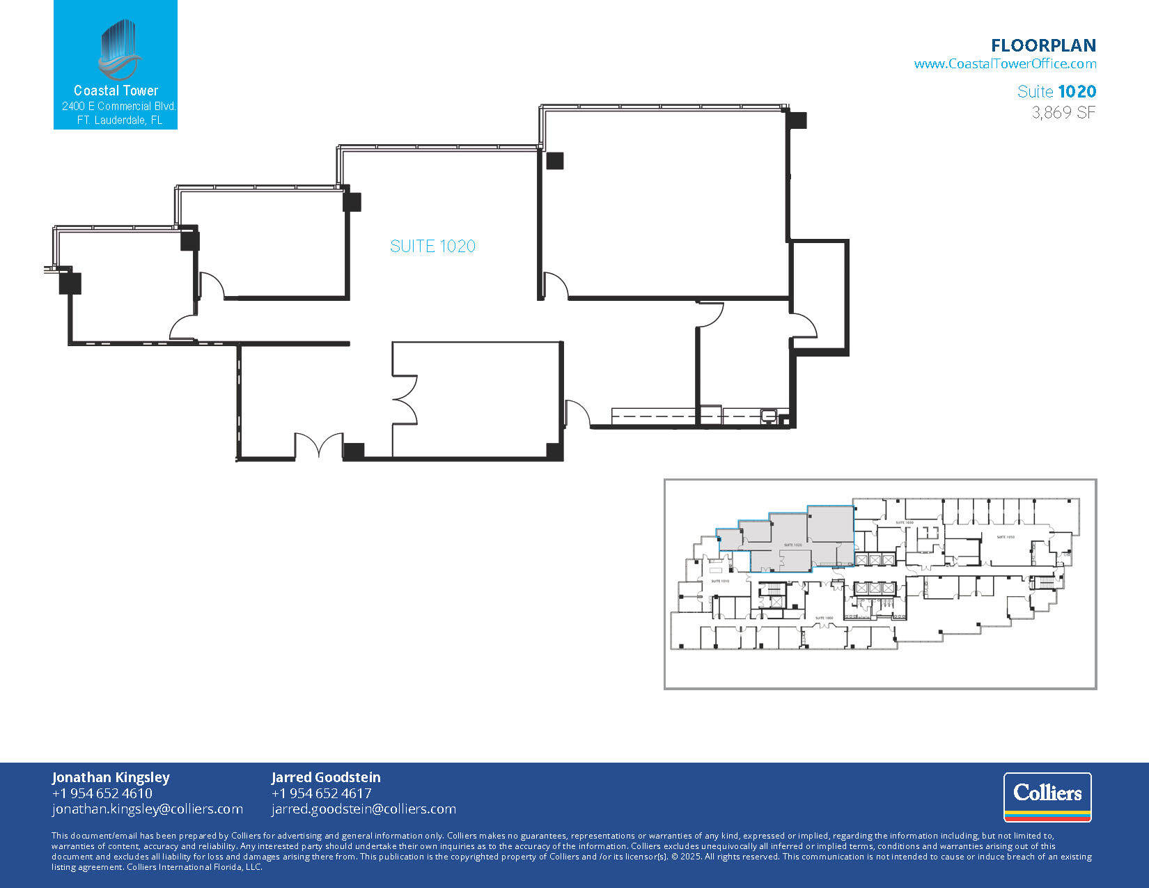 2400 E Commercial Blvd, Fort Lauderdale, FL to rent Floor Plan- Image 1 of 2