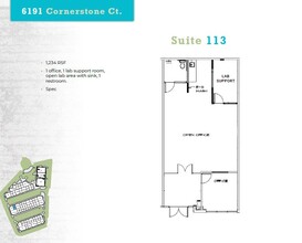 6185 Cornerstone Ct E, San Diego, CA for rent Floor Plan- Image 1 of 1