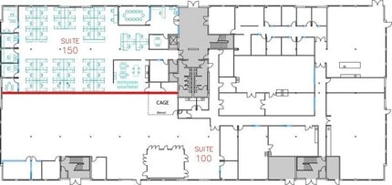 4790 Eastgate Mall, San Diego, CA to rent Floor Plan- Image 1 of 1