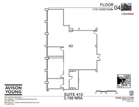 1776 Yorktown St, Houston, TX for rent Floor Plan- Image 1 of 2