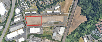 SW Hunziker & Wall St, Tigard, OR - aerial  map view - Image1