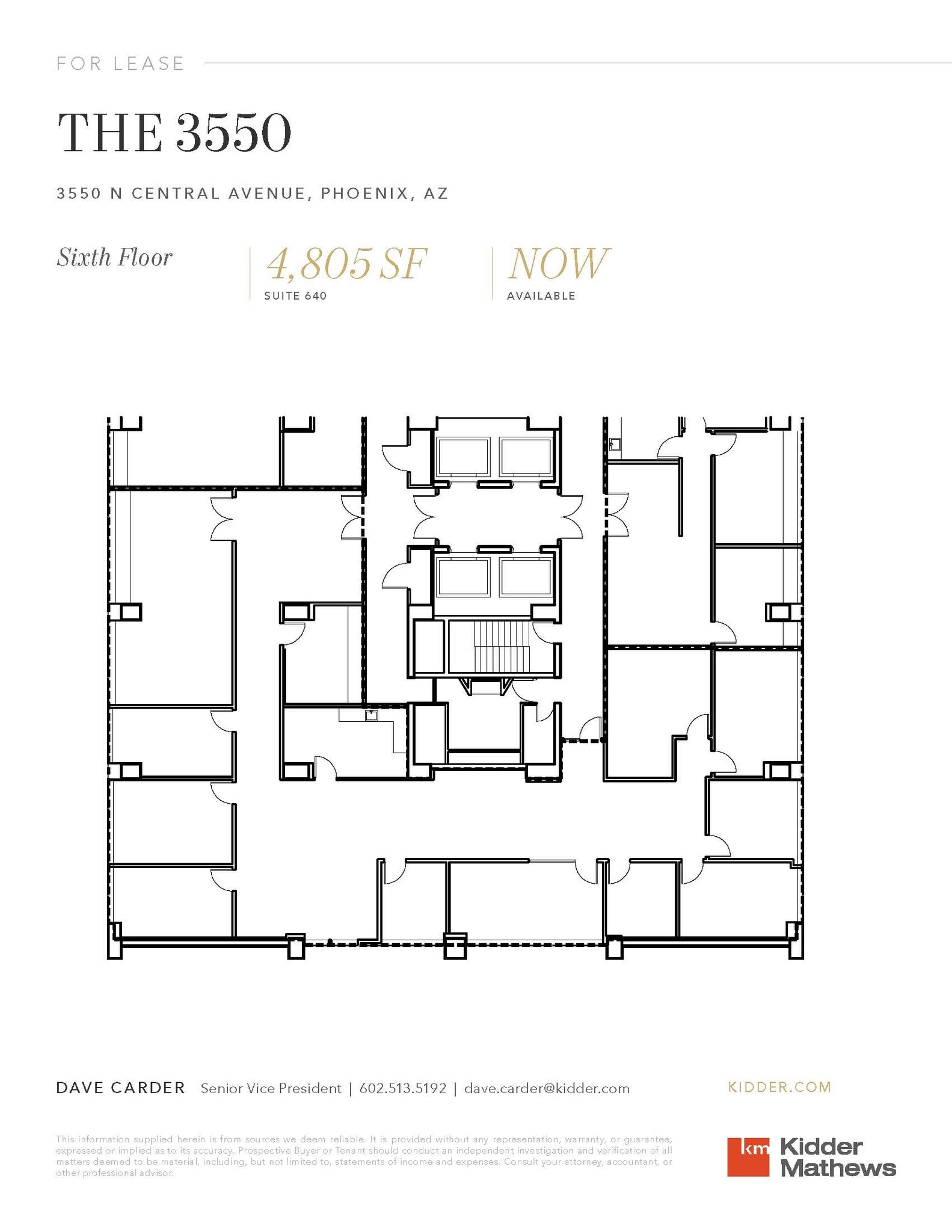 3550 N Central Ave, Phoenix, AZ to rent Floor Plan- Image 1 of 1