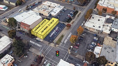 236-240 E Main St, Springfield, OR - aerial  map view